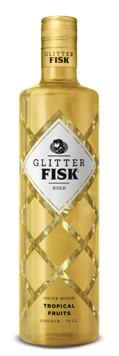 Picture of Glitter Fisk "Gold" Tropical Fruits